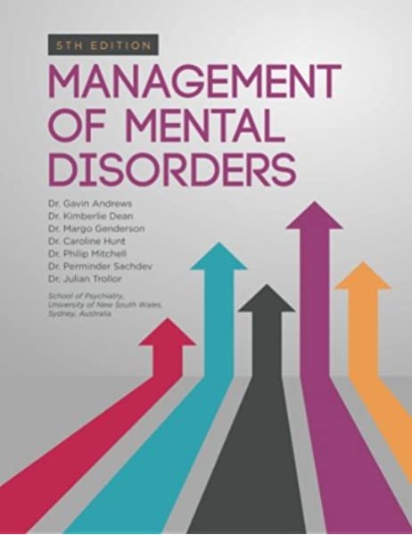Book: Management of Mental Disorders – Mental Health Matters